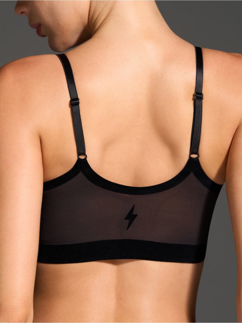 EBY support bralette bra black NWT Small